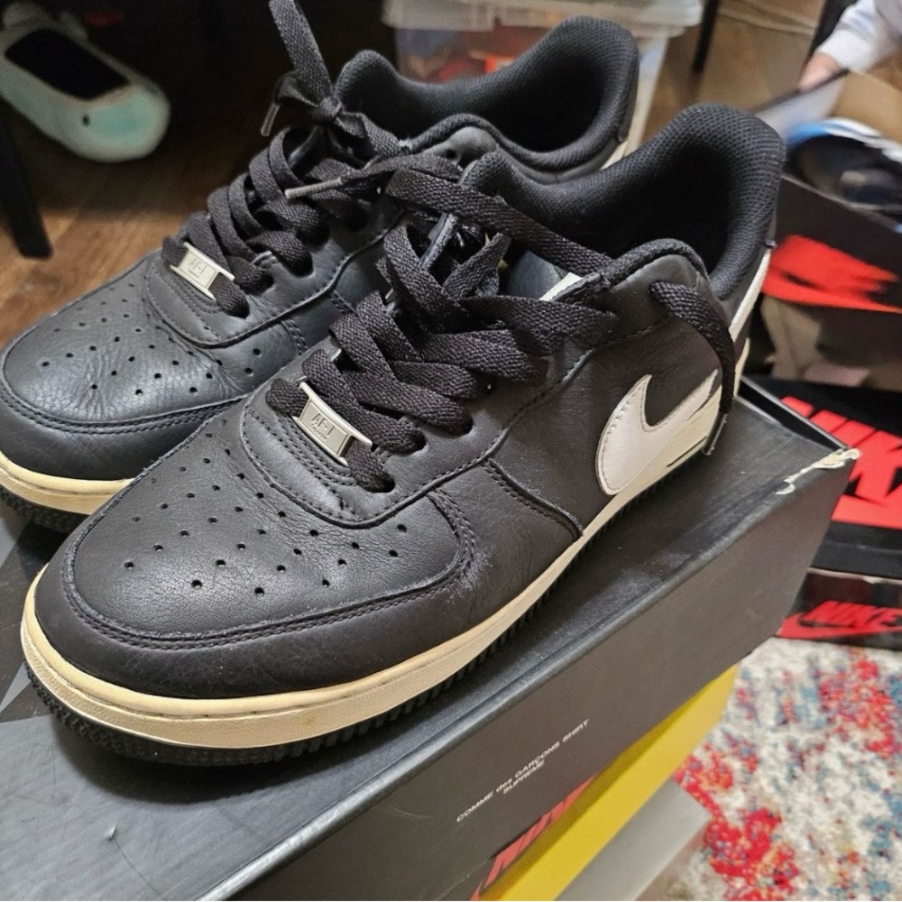 Comme des Garcons Black and White Sneakers